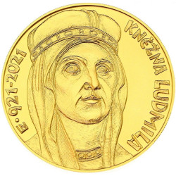 Zlatá minca 1 Oz k 1100. výročiu úmrtia kňažnej Ludmily BK