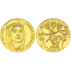Zlatá minca 1 Oz k 1100. výročiu úmrtia kňažnej Ludmily BK