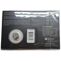 Strieborná minca 1 Oz Star Trek U.S.S. Enterprise 2016