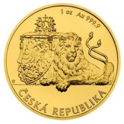 Zlatá minca 1 Oz Český Lev...