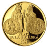 Zlatá minca 1 Oz Zlatá bula sicílska 2012 Proof