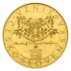 Zlatá minca 1 Oz 10 000 Kč...