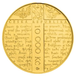 Zlatá minca 1 Oz Jan Hus 2015 Standard