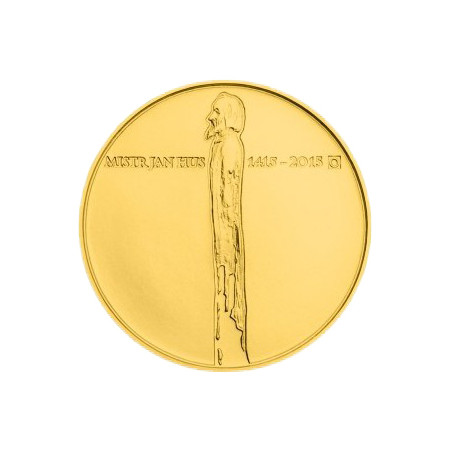Zlatá minca 1 Oz Jan Hus 2015 Standard