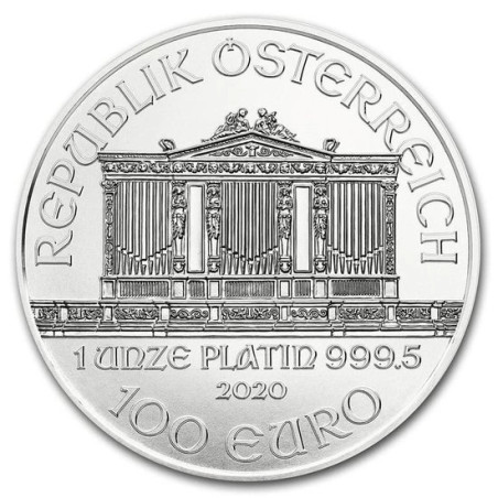Platinová minca 1 Oz Wiener Philharmoniker 2020