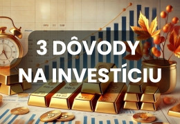 3 dôvody, prečo v septembri investovať do zlata